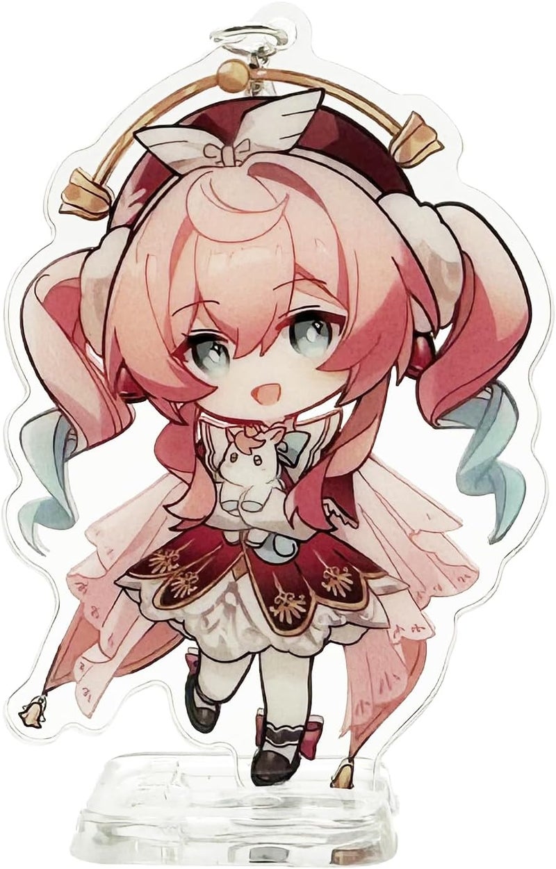 YJacuing Honkai: Star Rail Chibi Cute Acrylic Stand Figure Keychain - Image 1